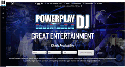 Desktop Screenshot of powerplaydj.com