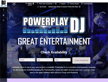 Tablet Screenshot of powerplaydj.com